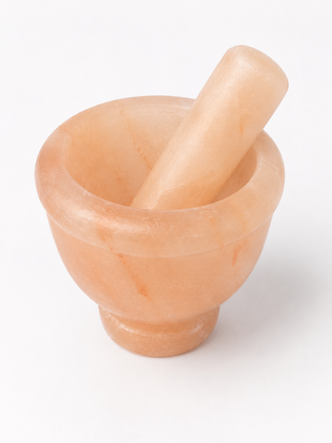 Himalayan Salt Mortar & Pestle – Natural Stone Spice Grinder (2.5 kg)