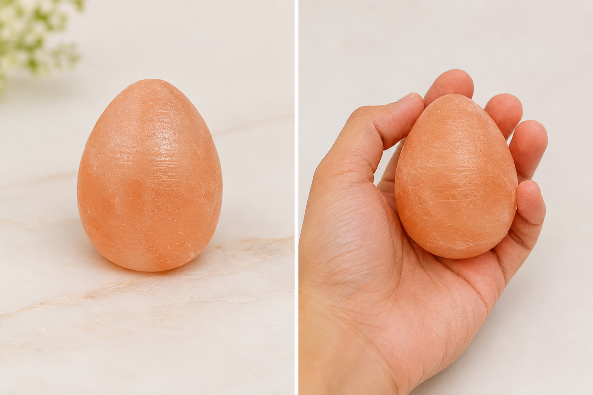 Himalayan Pink Salt Egg — Natural Décor Piece