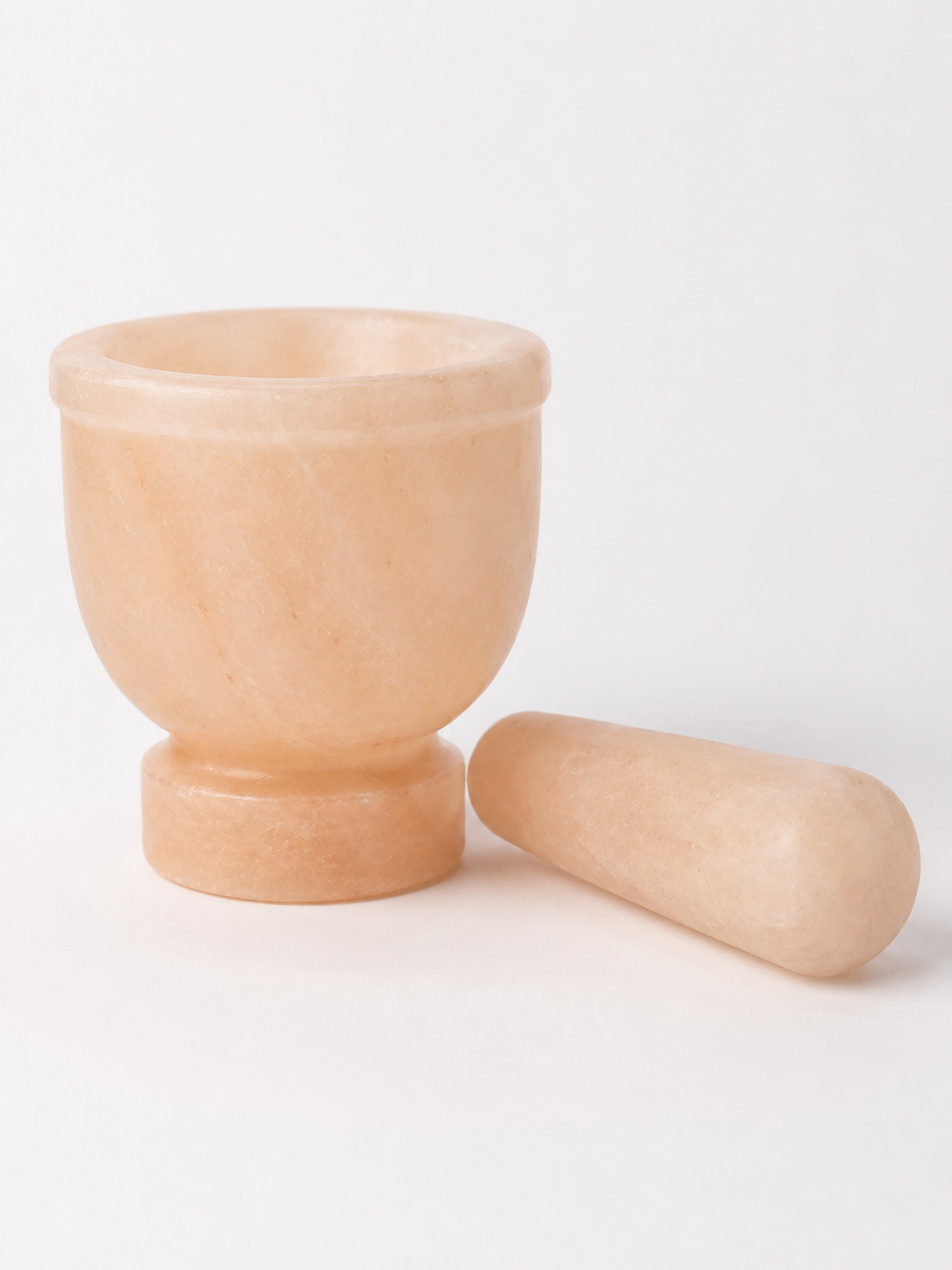 Himalayan Salt Mortar & Pestle – Natural Stone Spice Grinder (2.5 kg)