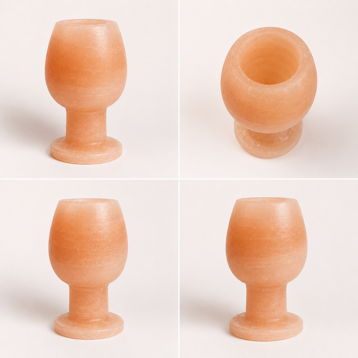 Himalayan Salt Wine Glass (Goblet) – Natural Decorative Stone Glass (1 kg)